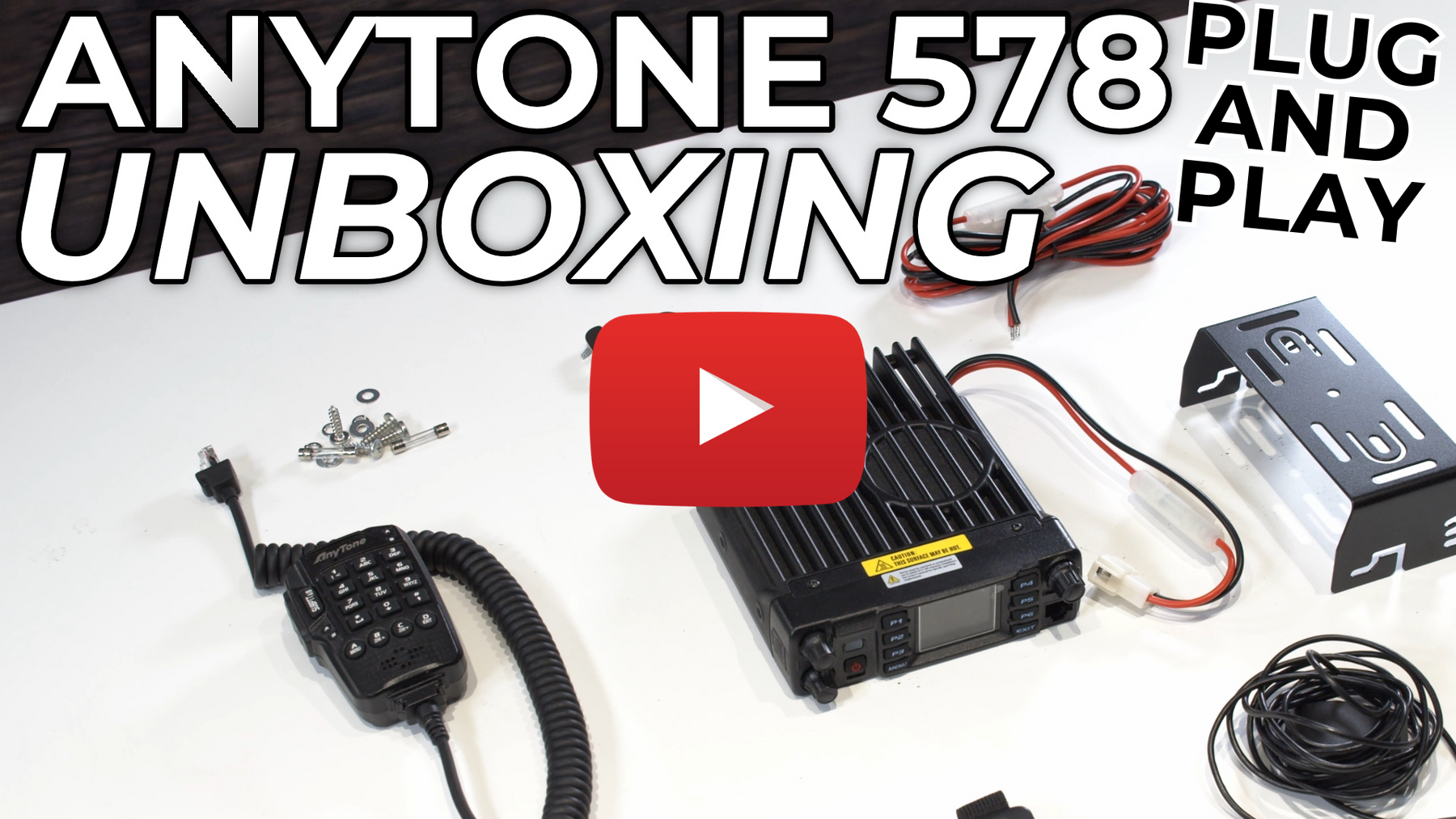 What Do You Get with the AnyTone 578 Mobile Plug and Play Package?