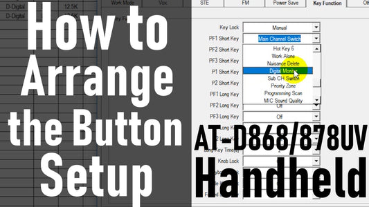 How-To Set up the programmable buttons on your AnyTone 868/878