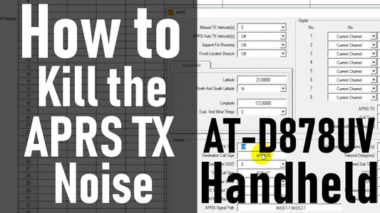 How to Kill the APRS TX Noise on the AT-D878UV