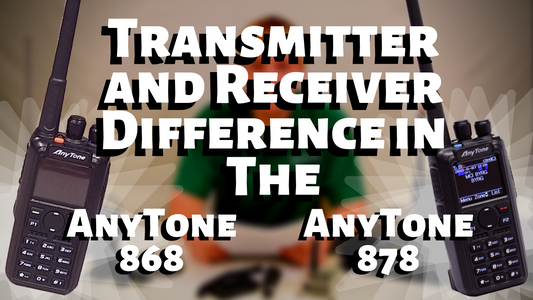 AnyTone 868 VS AnyTone 878, Difference in Receiver and Transmitter