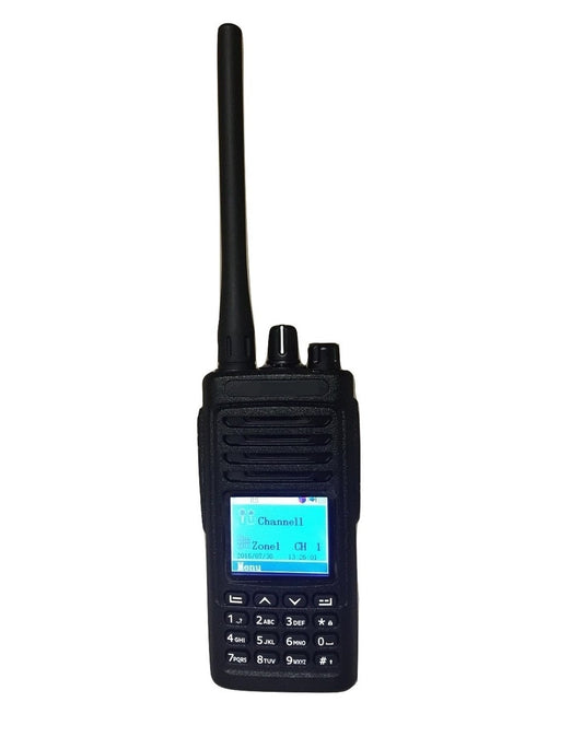 BridgeCom Systems D-500 70 cm DMR and Analog Handheld Transceiver by QST