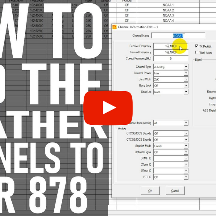 How to Add the Weather Channels to the 878