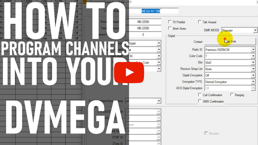 How to Program Talk Groups Into Your DVMEGA for Your Plug n Play Bundle