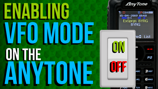 How to assign a VFO mode switching button on an AnyTone 868/878