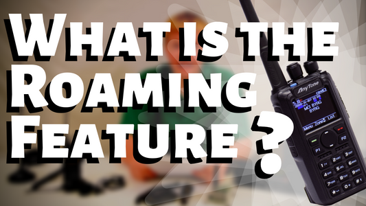 What is the Roaming Feature on an AnyTone AT-D878UV DMR Radio?