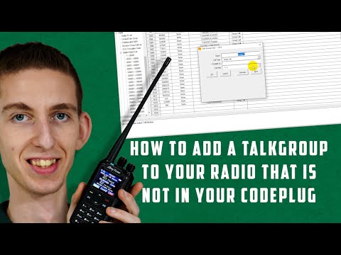 How to Add a Talkgroup to Your Radio That's Not In Your Codeplug