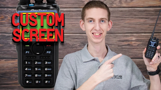 How to Customize the Screen of Your AnyTone 878 DMR Handheld!