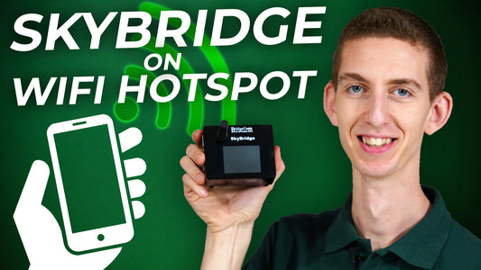 How to set up Wi-Fi on Your SkyBridge Hotspot Using Your Smartphone Wi-Fi Hotspot