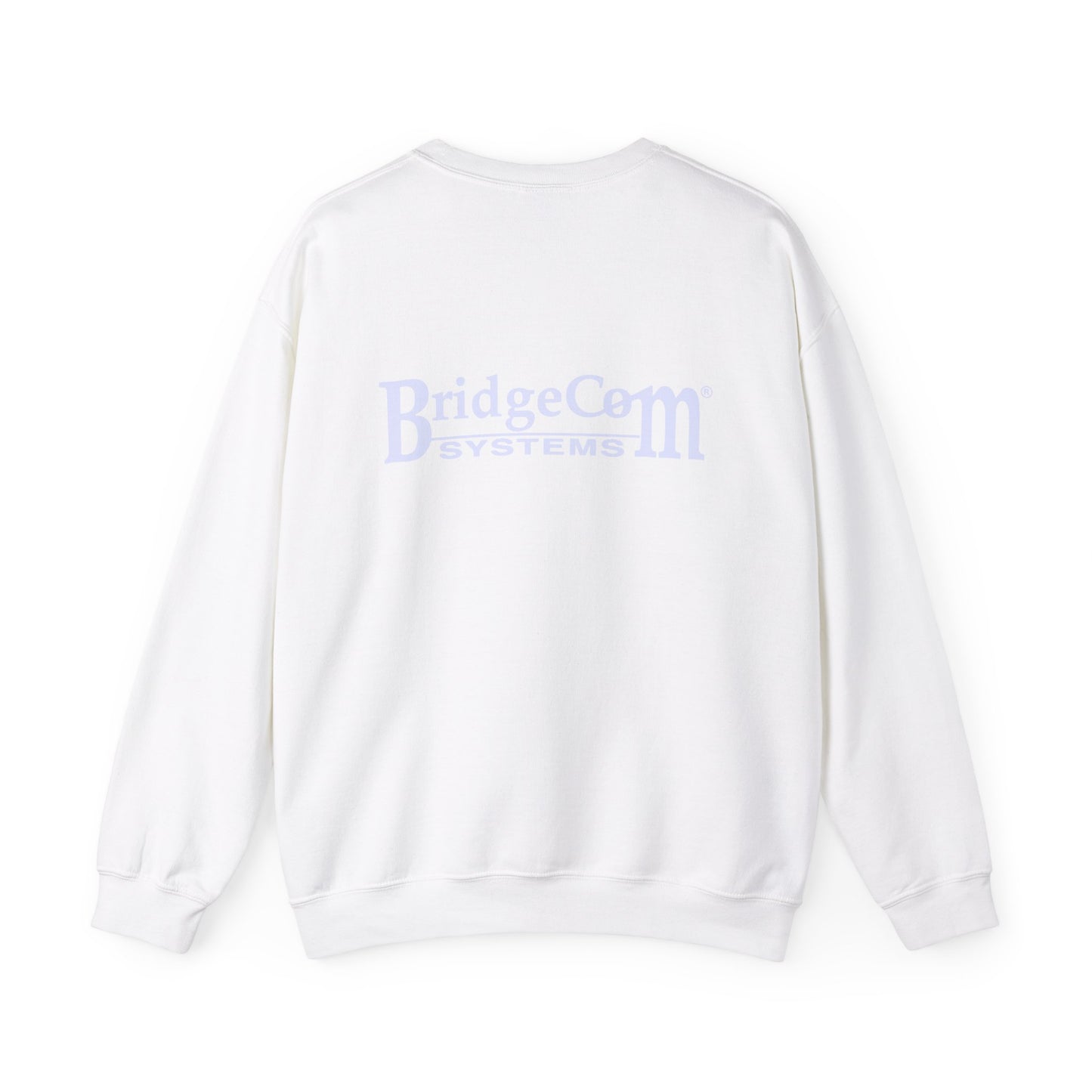 Unisex Heavy Blend Crewneck Sweatshirt - Green Wave Design | Comfortable & Stylish for Tech Lovers