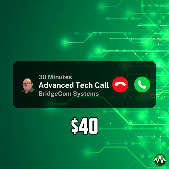 30 Minute Advanced Tech Call