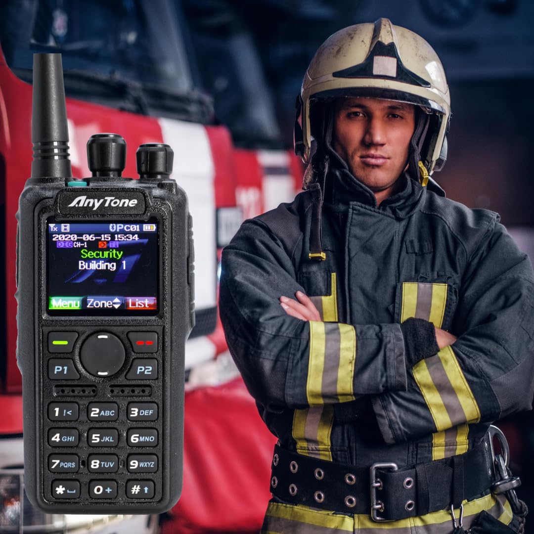 Anytone 878 with Firefighter background