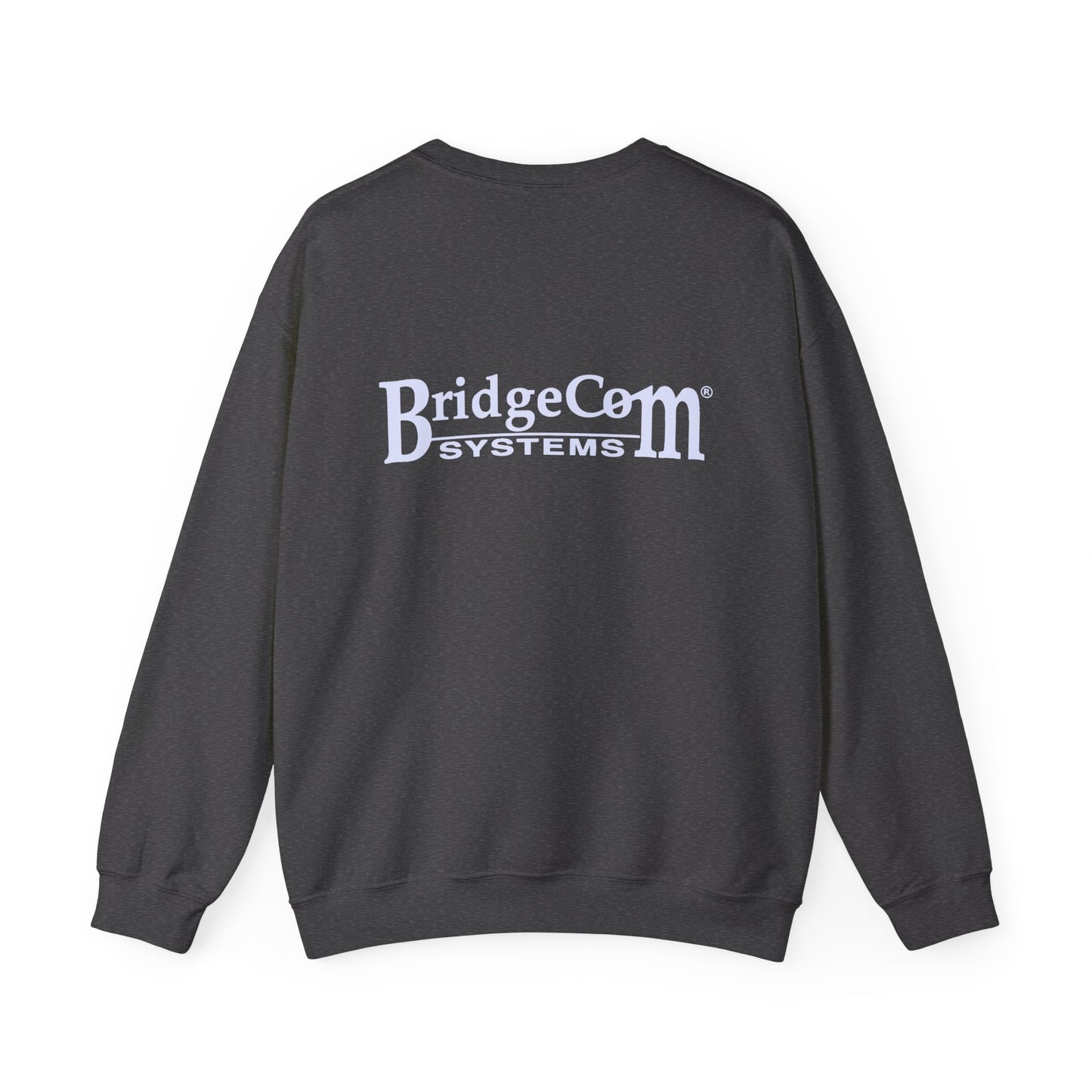 Unisex Heavy Blend Crewneck Sweatshirt - Green Wave Design | Comfortable & Stylish for Tech Lovers
