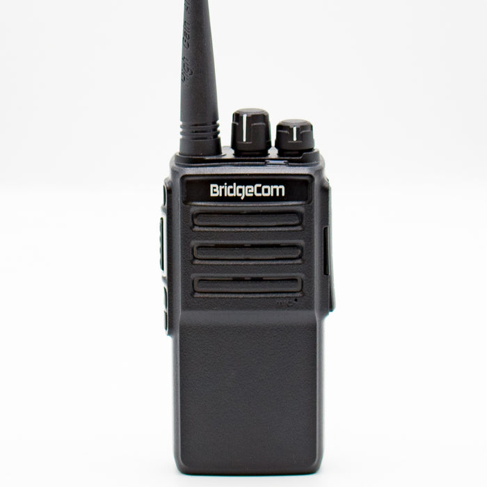 BridgeCom BP-268 UHF 6W Analog/DMR Commercial Handheld Radio with 3000mAh battery