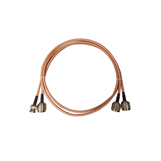 BridgeCom Systems 3' RG142 N-Male to N-Male - 3' RG142 N-Male to BNC-Male Duplex Cable Kit