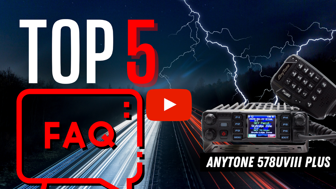 AnyTone AT-D578 DMR Mobile Radio - The Questions Hams Ask the MOST!