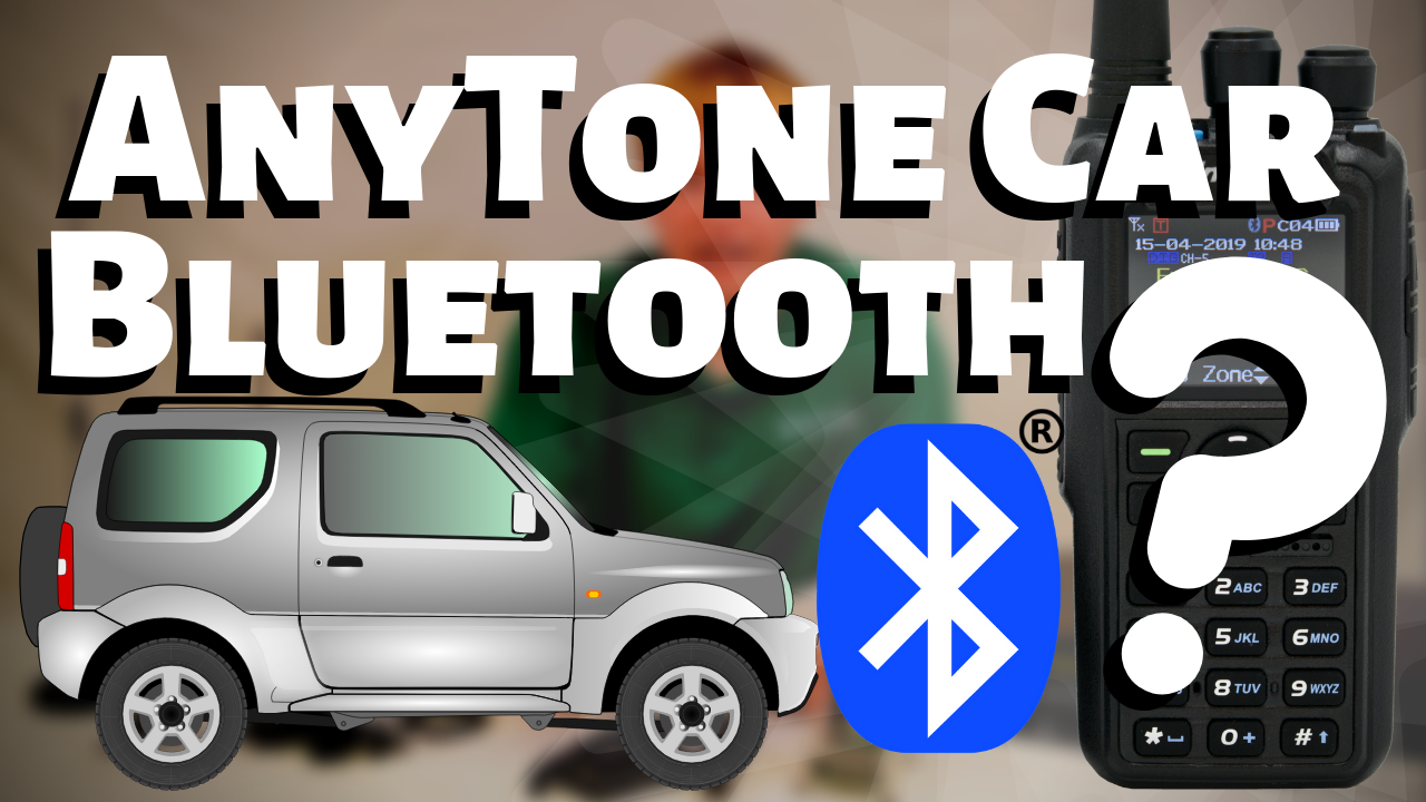 Can the AnyTone 878PLUS Bluetooth Connect to a Car?