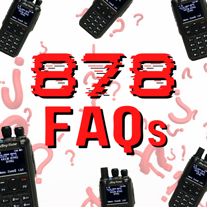 AnyTone 878UVII Plus - FAQ
