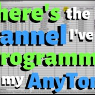 Why can't I see the channel I programmed in my AnyTone?