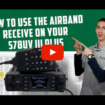 How To Use Airband Receive on the AnyTone 578UVIII Plus Mobile (And Creating an Airband Receive Shortcut)