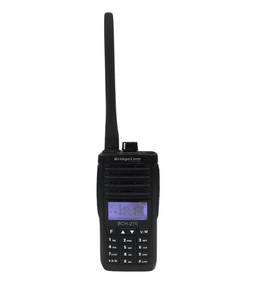 BCH-270 dual band 2m/70cm HT Press Release and Video