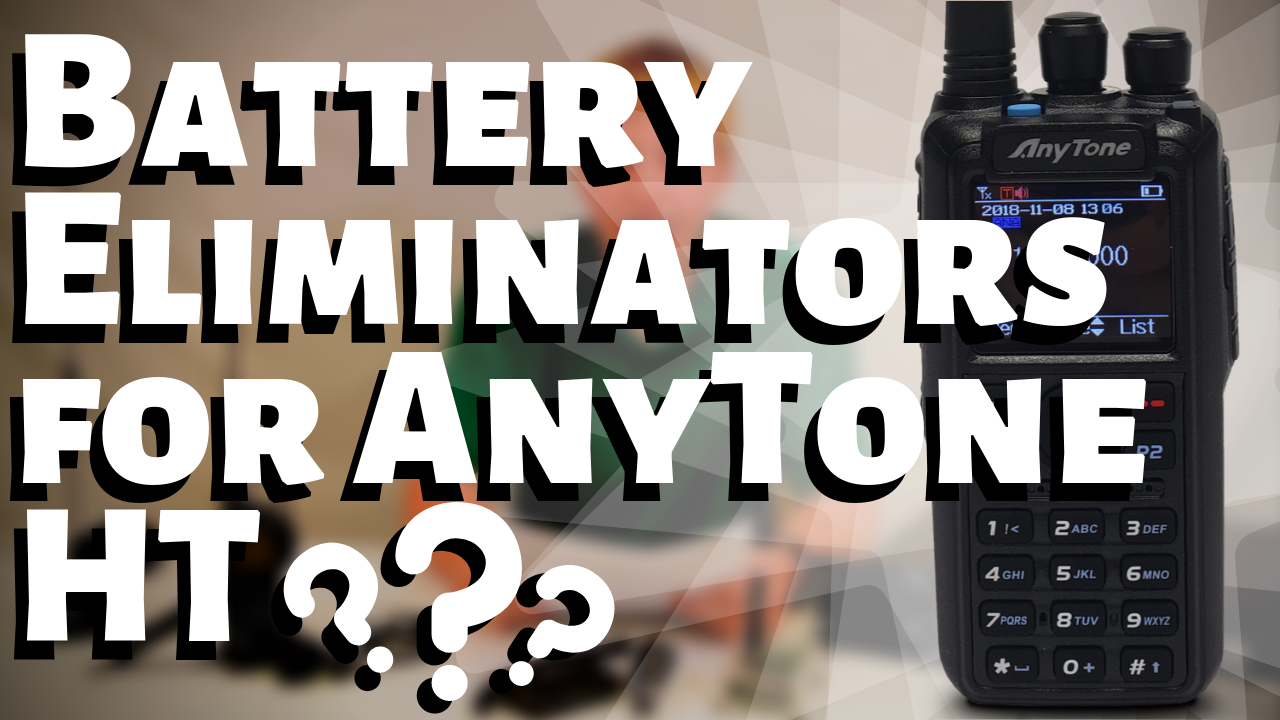 Do the AnyTone DMR Handhelds have 12V Battery Eliminators?