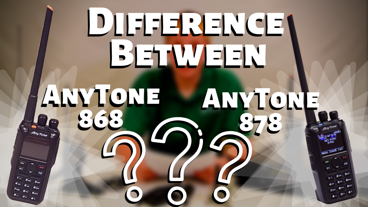 What is the Difference Between AnyTone 868 and 878 PLUS Bluetooth?