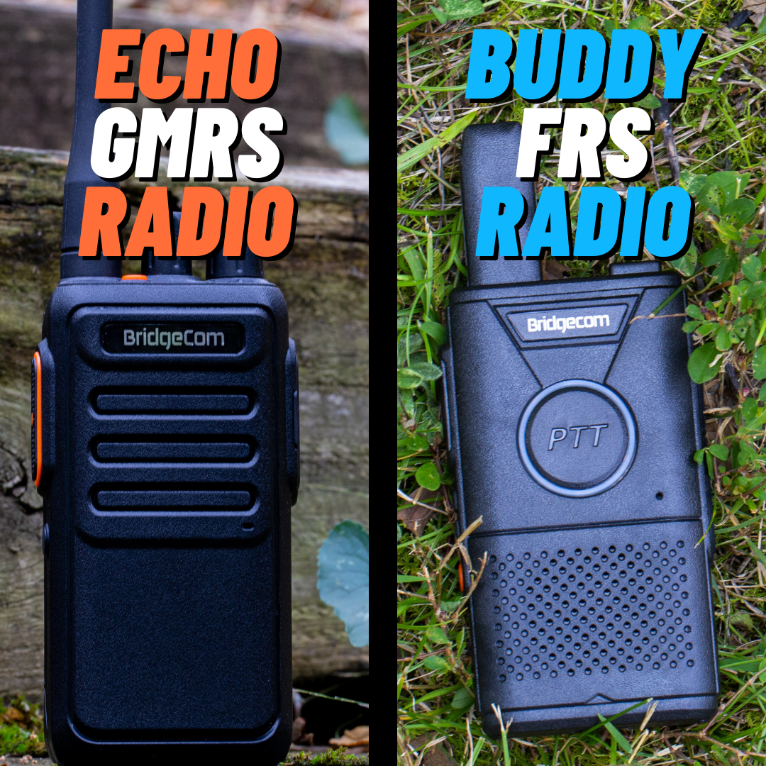Echo GMRS Radio & Buddy FRS Radio Comparison