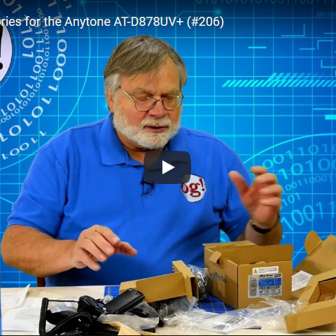 Watch Dave Casler unbox lots of accessories for the AnyTone AT-D878UV PLUS