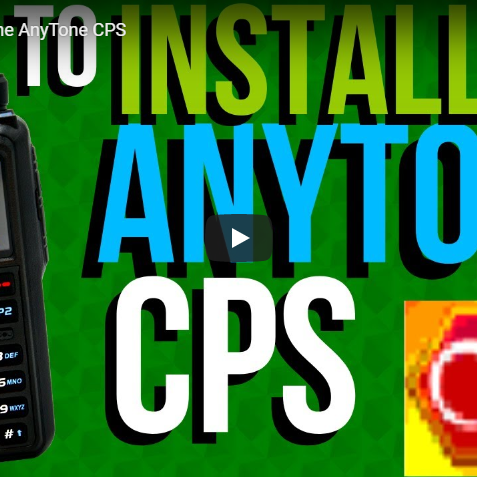 How to install the AnyTone CPS