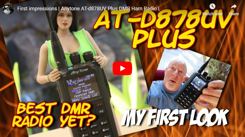 Bob, K6UDA, AnyTone 878 PLUS Review + Giveaway