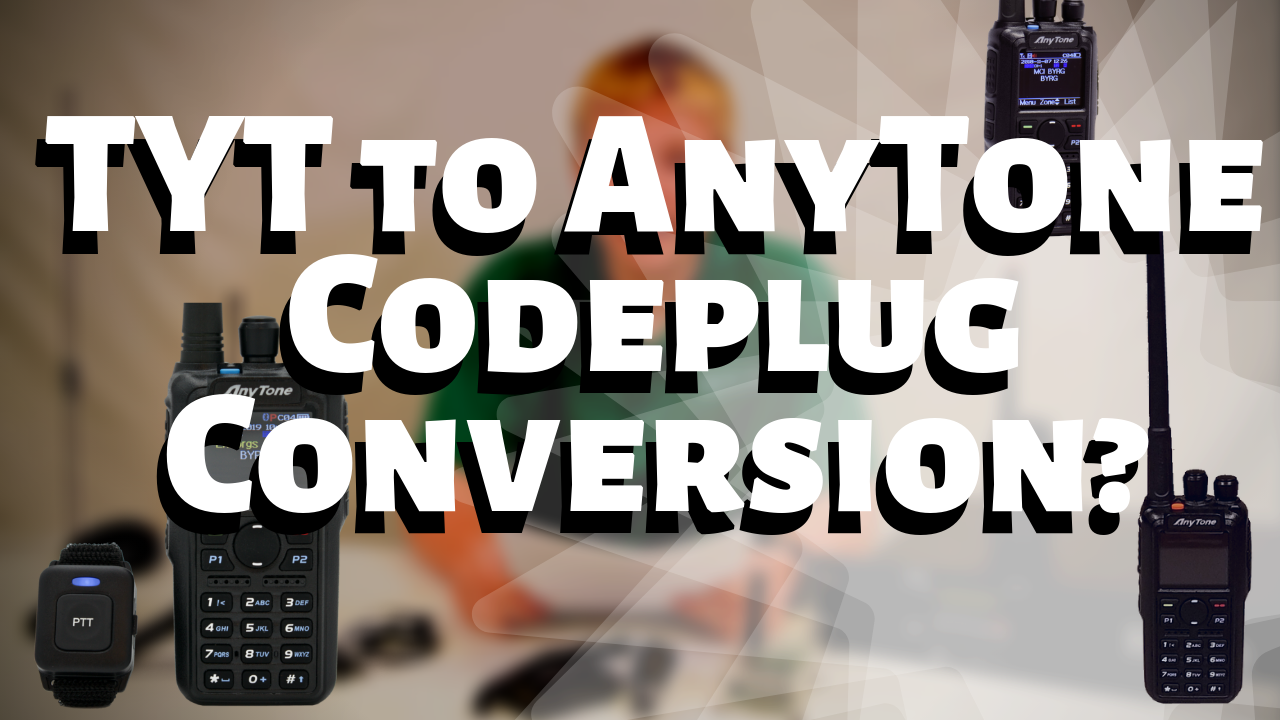 Can TYT Radio Codeplugs be Used in AnyTone DMR Radios?