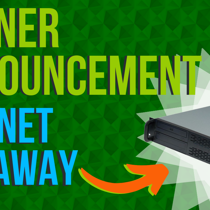 TL-NET MV-DMR Rack Mount Giveaway Winner Announcement