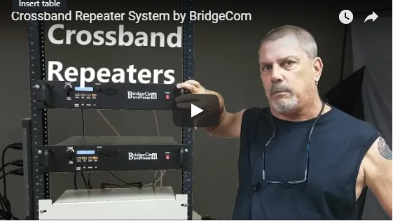 Crossband Repeater System by BridgeCom