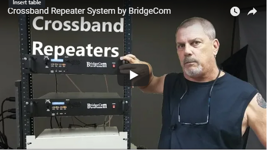 Crossband Repeater System by BridgeCom