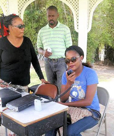 Hams on Dominica Conduct “Preparedness” Field Day in Advance of Hurricane Season