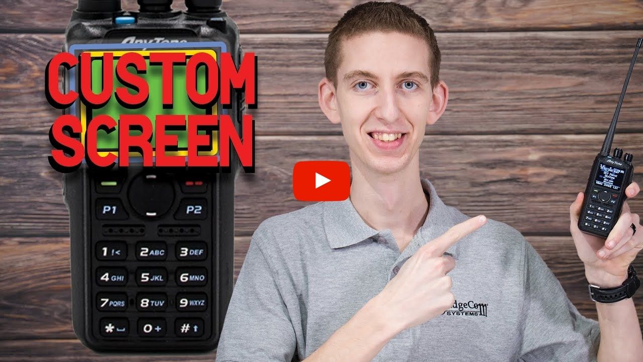 How to Customize the Screen of an AnyTone DMR Handheld