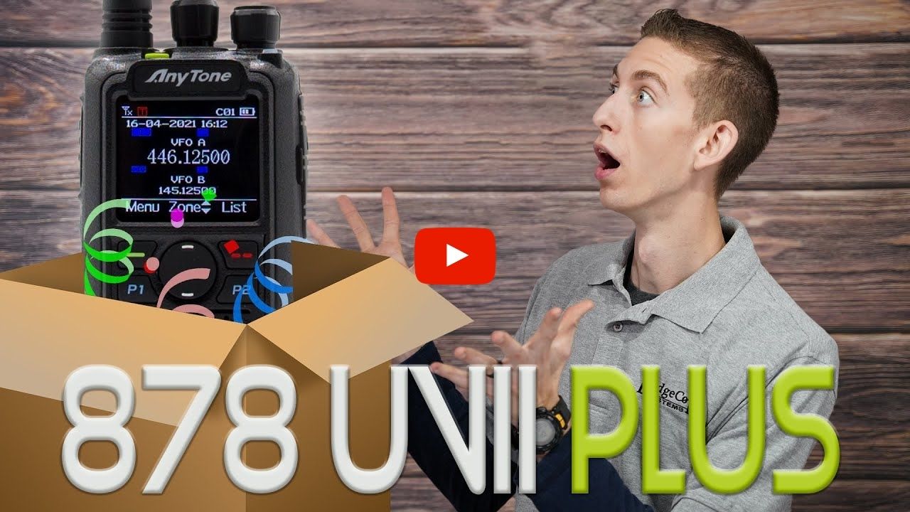 AnyTone 878UVII Plus DMR Radio Unboxing