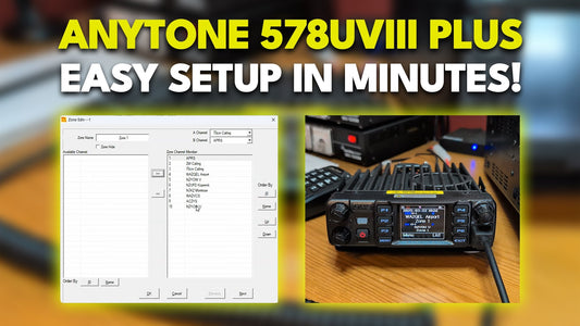 How to Program the AnyTone 578 for DMR & Analog with Evan K2EJT