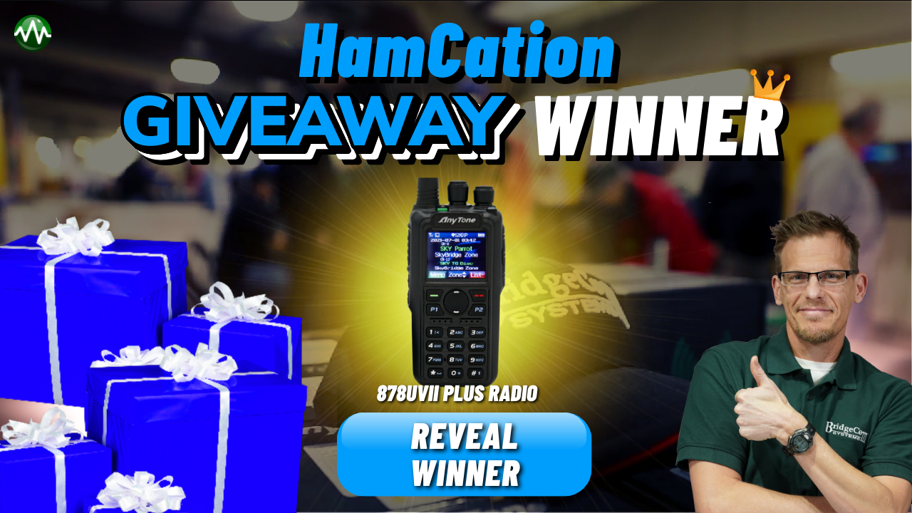 HamCation 2023 Giveaway - A 878UVII Plus Winner is Revealed!