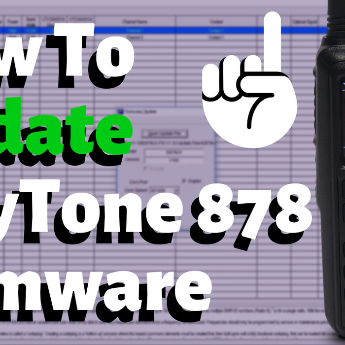 How to update the firmware on the AnyTone 878
