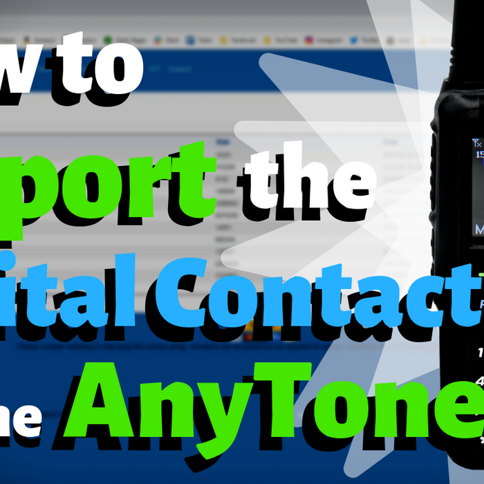 How To Import the Digital Contact List