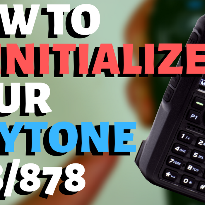 How to reinitialize your AnyTone 868/878