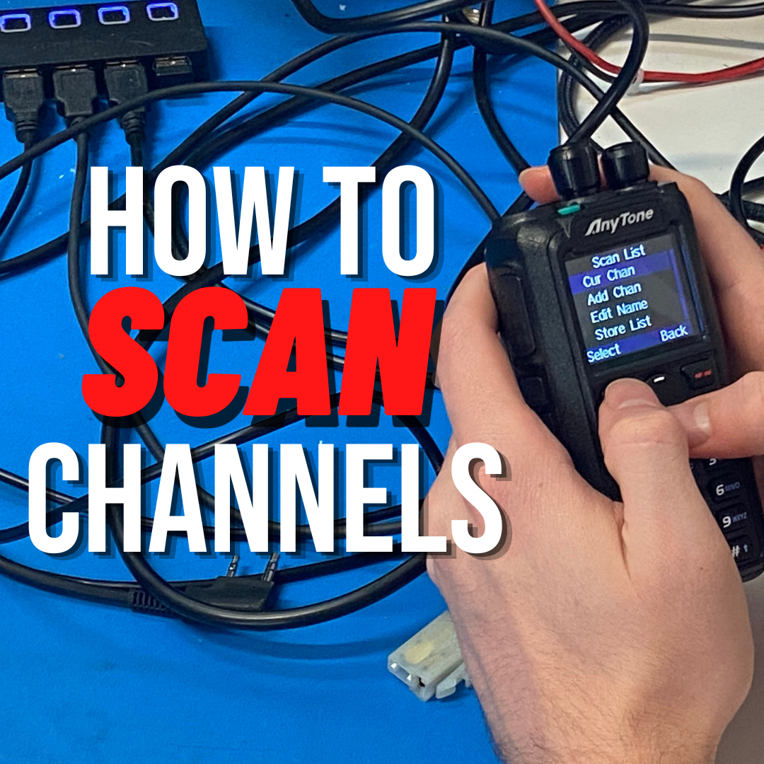 How to Scan Channels with your 878
