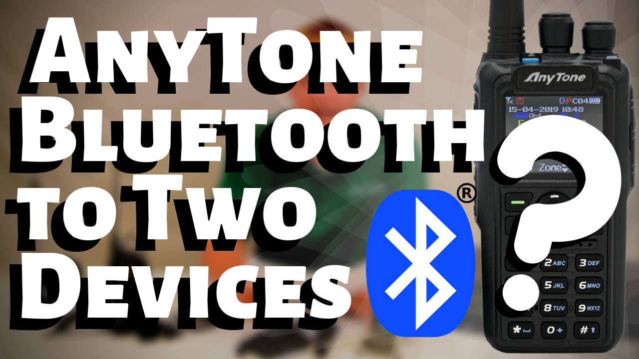 What are the AnyTone 878 PLUS's Bluetooth Capabilities?