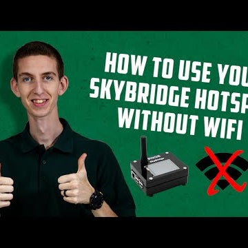 How to Use Your Skybridge Hotspot Without WiFi