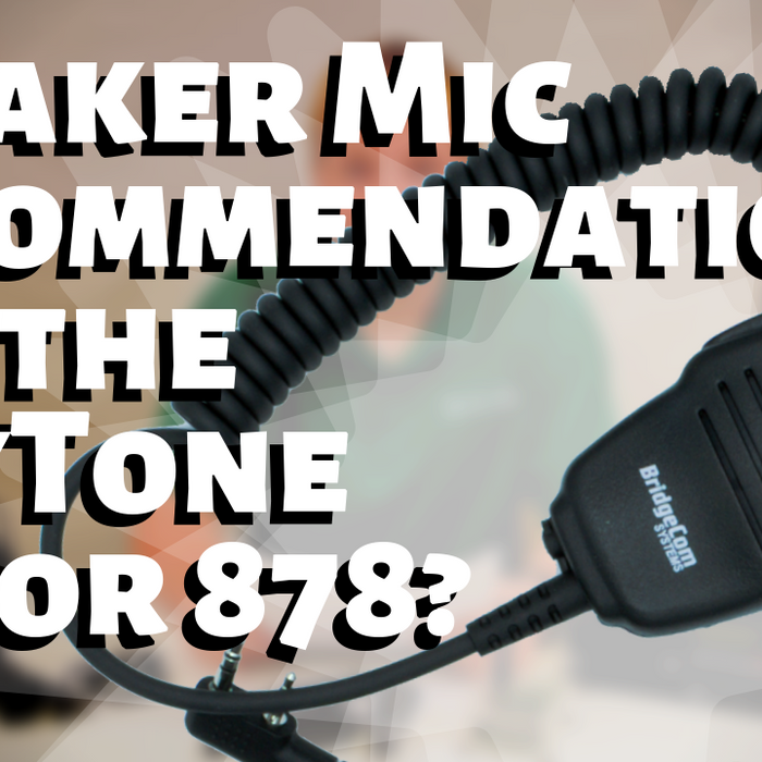 Best Speaker Mic for the AnyTone 868 or 878 DMR Radio
