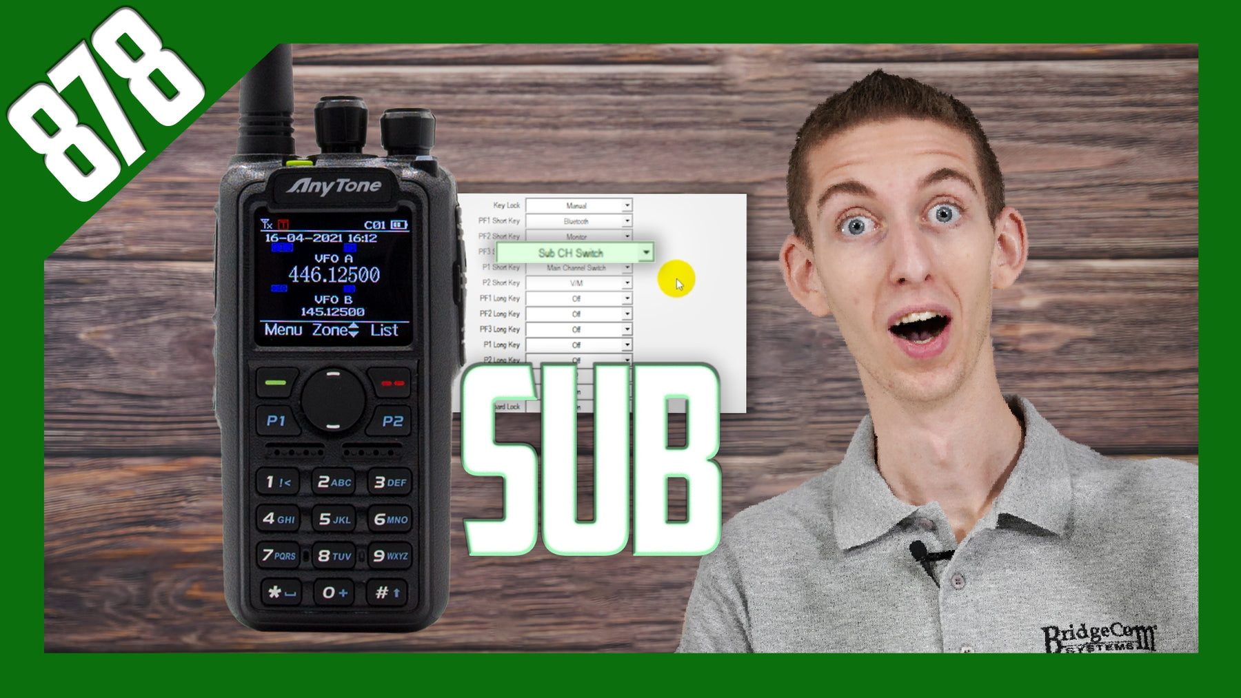 How to Quickly Add & Switch Sub Channels on AnyTone Handhelds