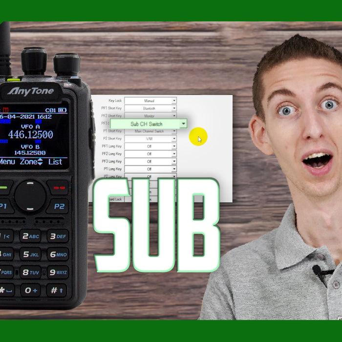 How to Quickly Add & Switch Sub Channels on AnyTone Handhelds