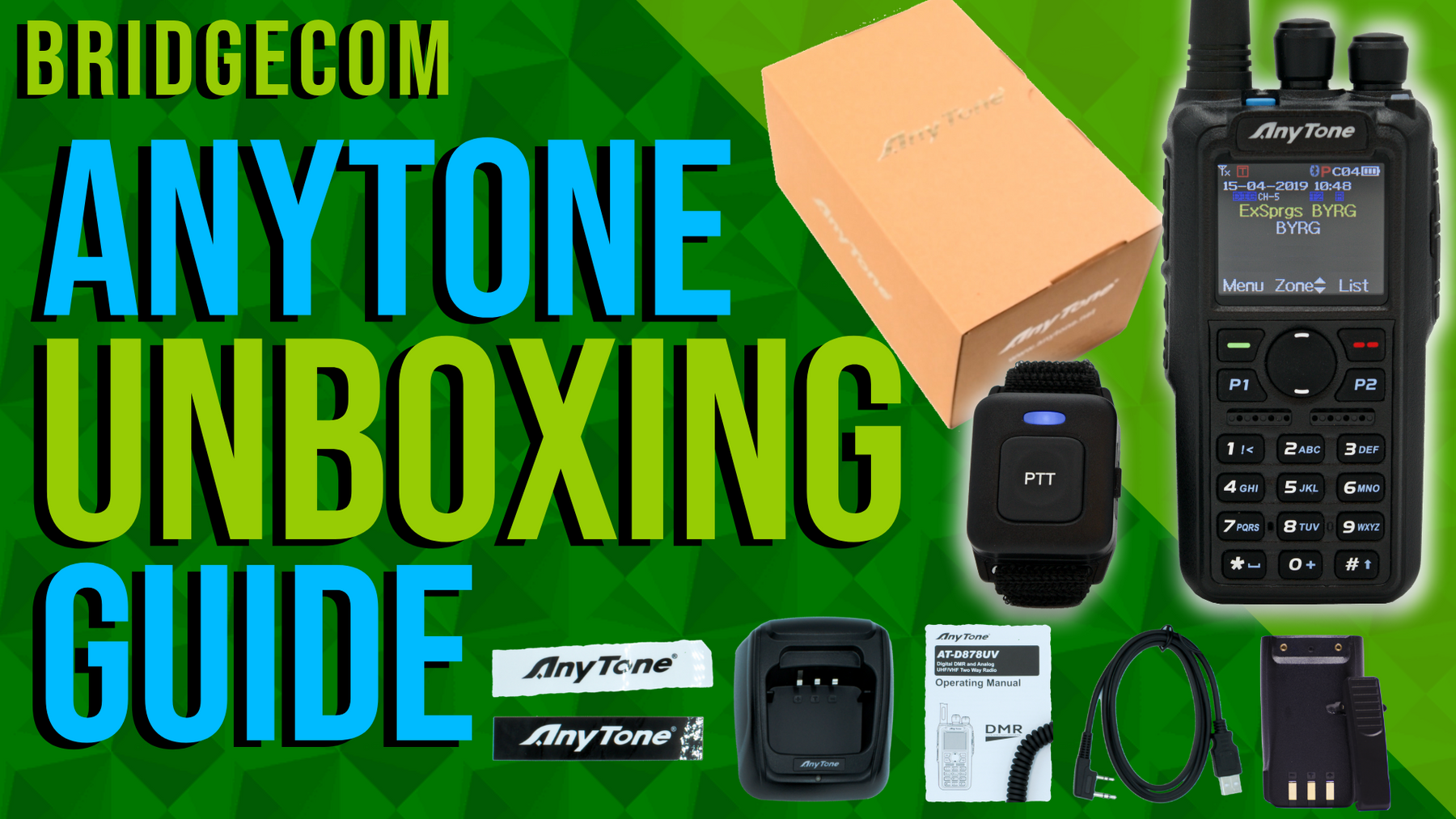 AnyTone Unboxing Guide