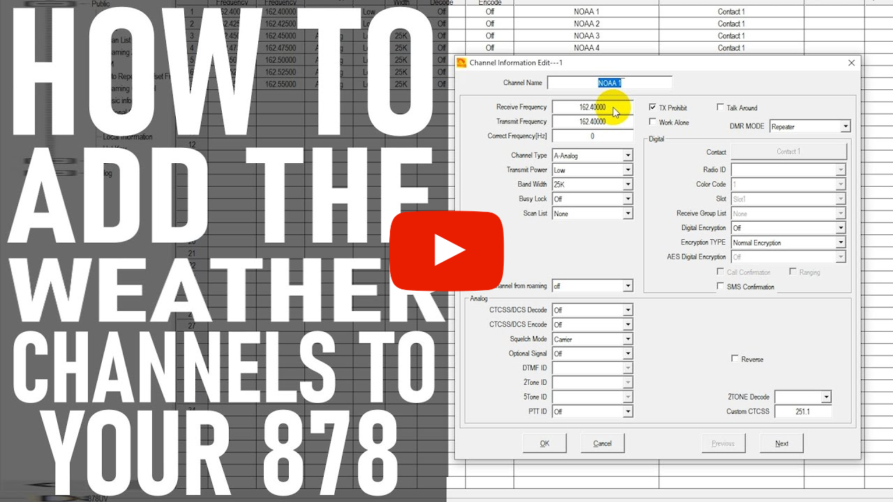 How to Add the Weather Channels to the 878